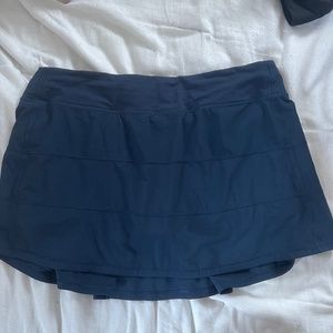 Navy Blue Lululemon Tennis Skirt